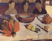 Paul Gauguin The Meal(The Bananas) (mk06) USA oil painting reproduction